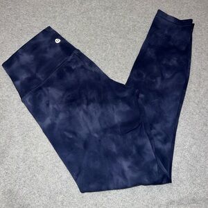 lululemon Wunder Train Diamond Dye High-Rise Leggings 25"